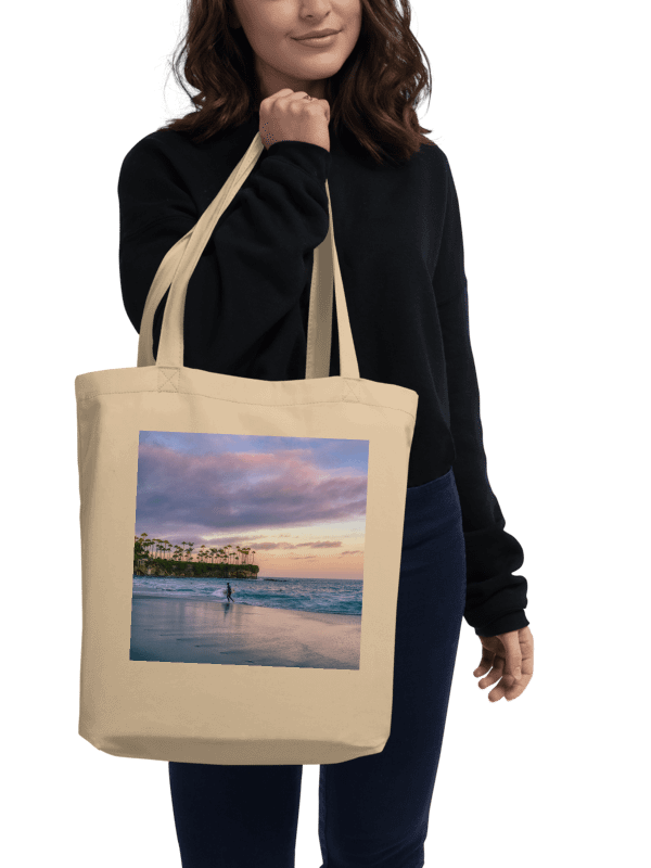 Surfing a California Sunset Tote Bag product image (2)