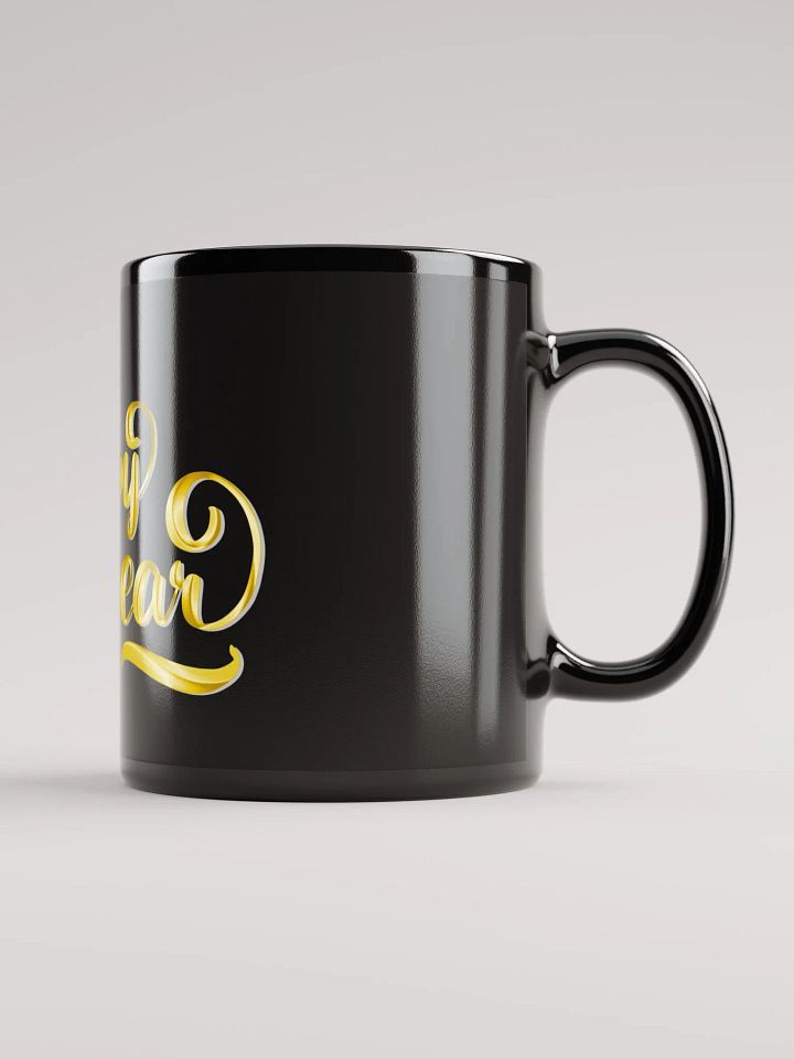 Black Glossy Mug - Happy new year product image (1)