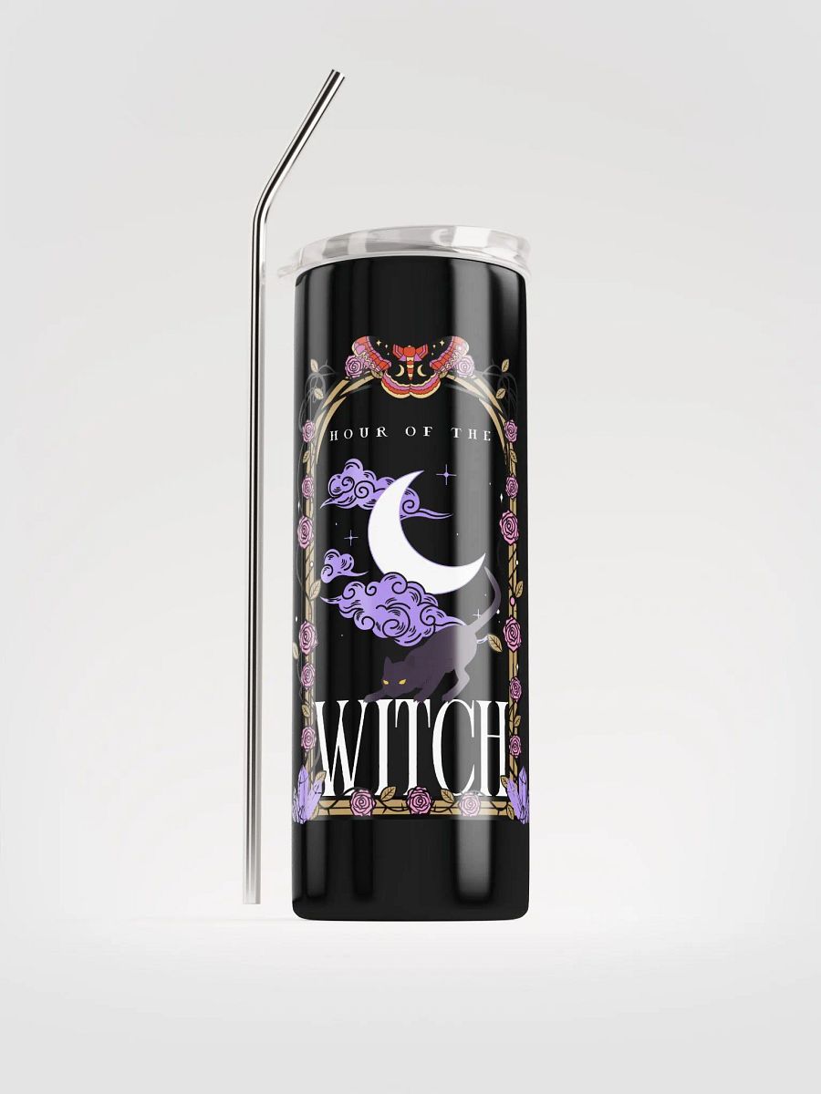 Hour of the Witch Tall Tumbler with straw product image (1)