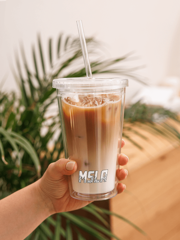 Crikey! - Double Wall Clear Plastic Tumbler product image (2)