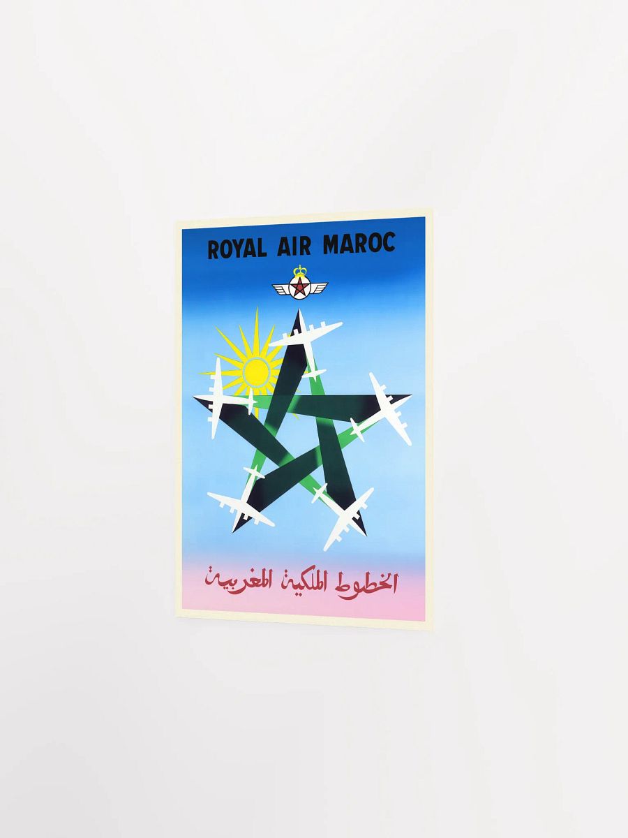 Royal Air Maroc 1955, Morocco vintage travel poster — retro travel poster, vintage travel print product image (8)