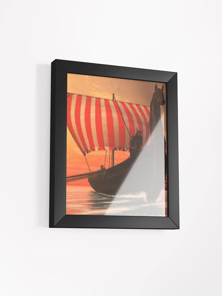 "Set Sail for Glory" Framed Viking Longship Art | Forged In Valhalla product image (55)