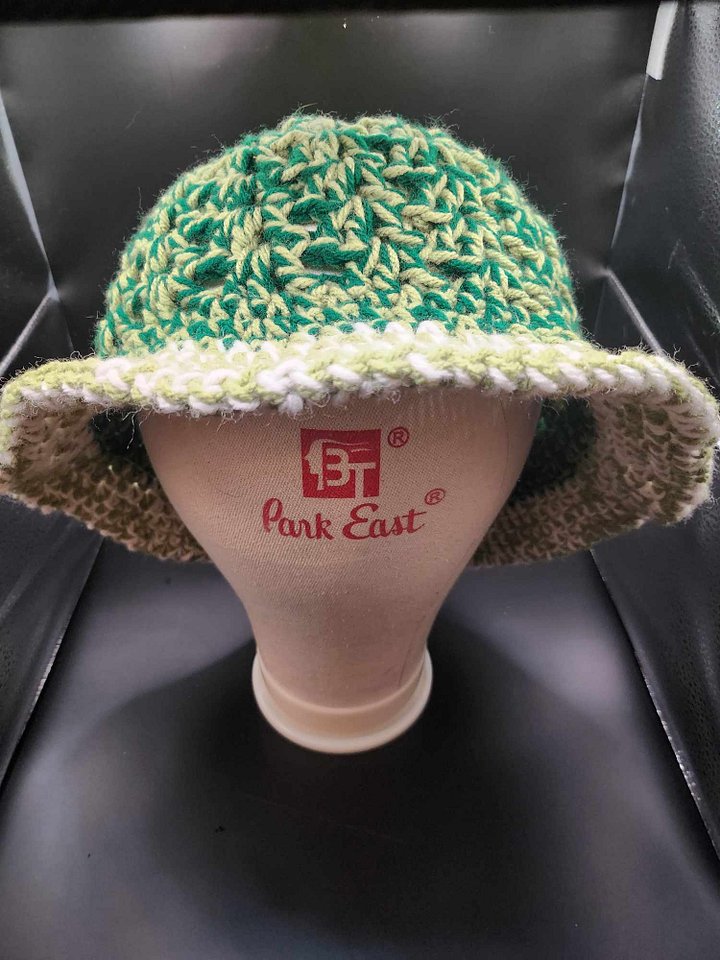 Bucket Hat ( Multi Green Hat w/ A Hint of White ) product image (1)