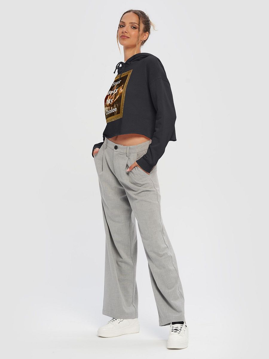 Judith Slaying Your Body My Choice Framed Cropped Hoodie product image (31)