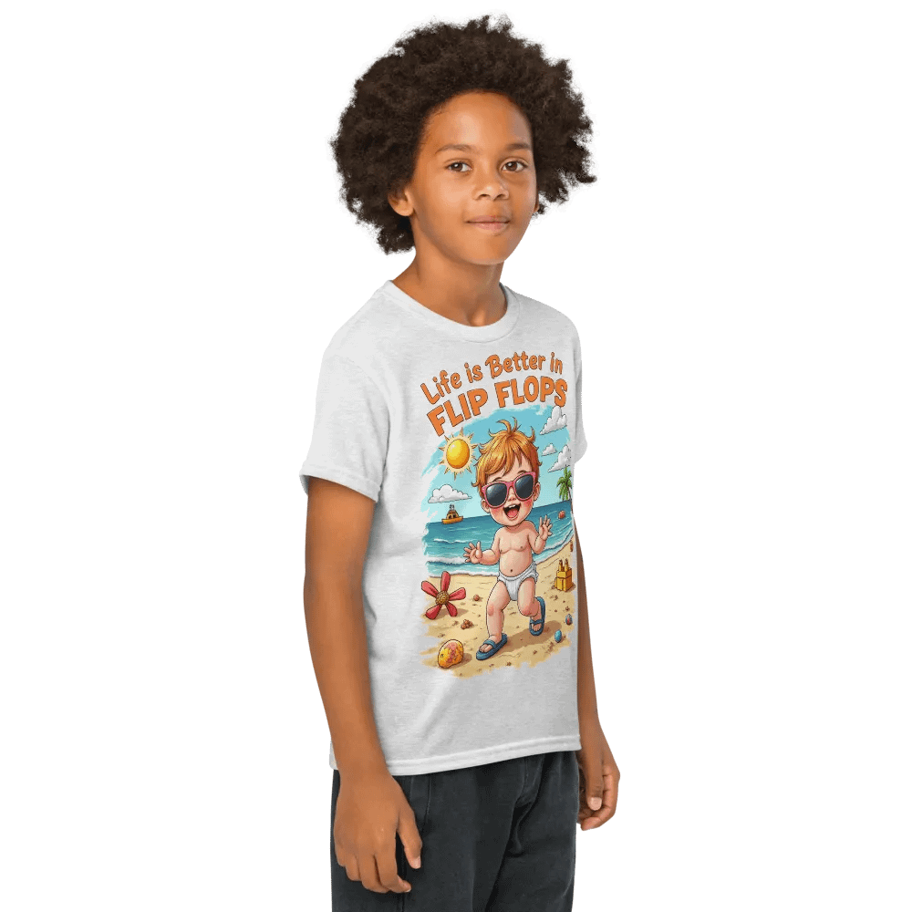 Life is Better in Flip Flops Youth Tee product image (69)