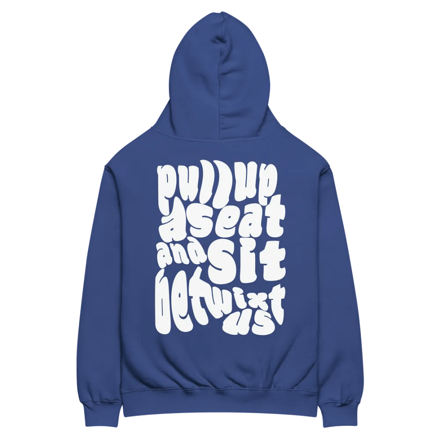 Bextwixt Oversized Hoodie Back Graphic White Text product image (4)