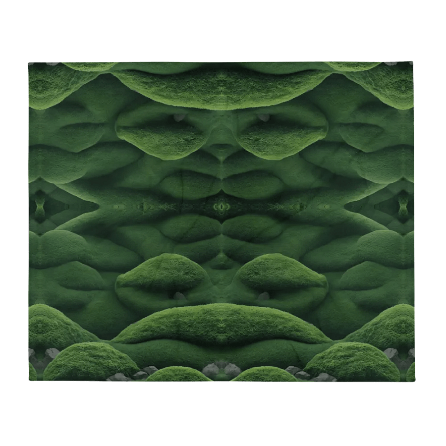 Lush Moss Mirage Throw Blanket product image (2)