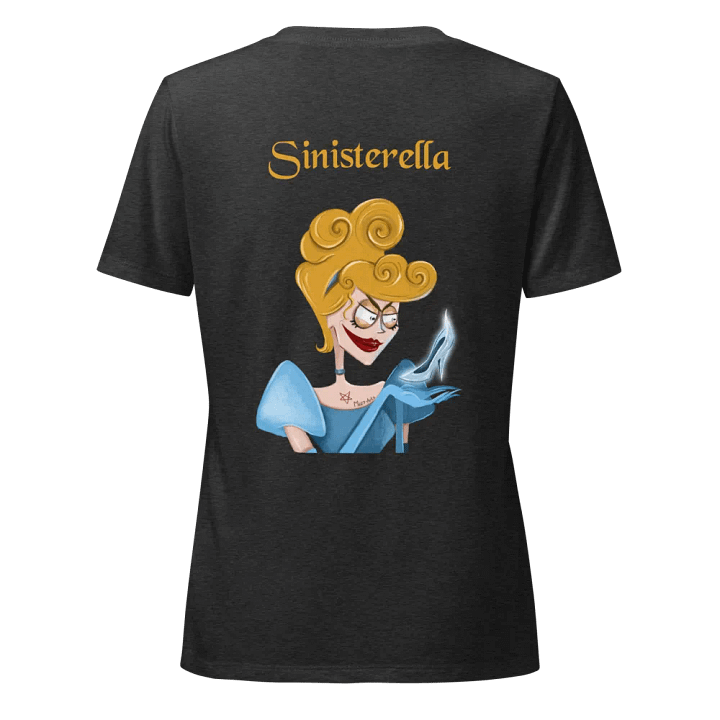 Sinisterella Graphic Printed V Neck T-shirt product image (1)