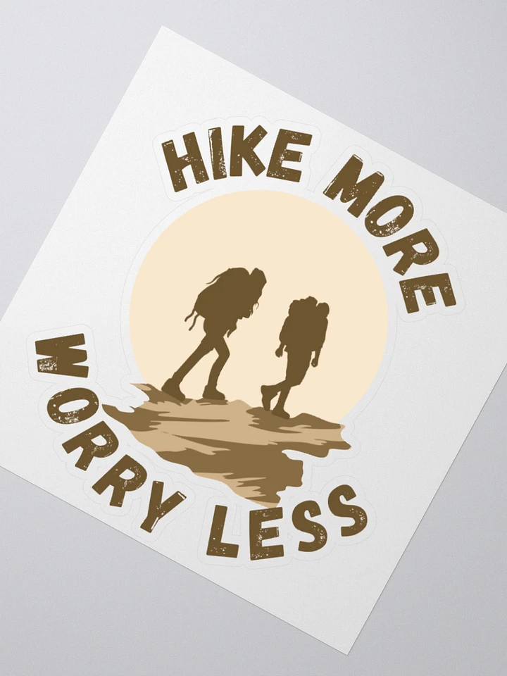 Hike More, Worry Less Sticker product image (2)