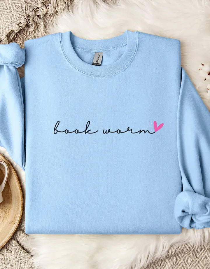 Bookworm Sweatshirt for Book Lovers, Gifts for Women product image (2)