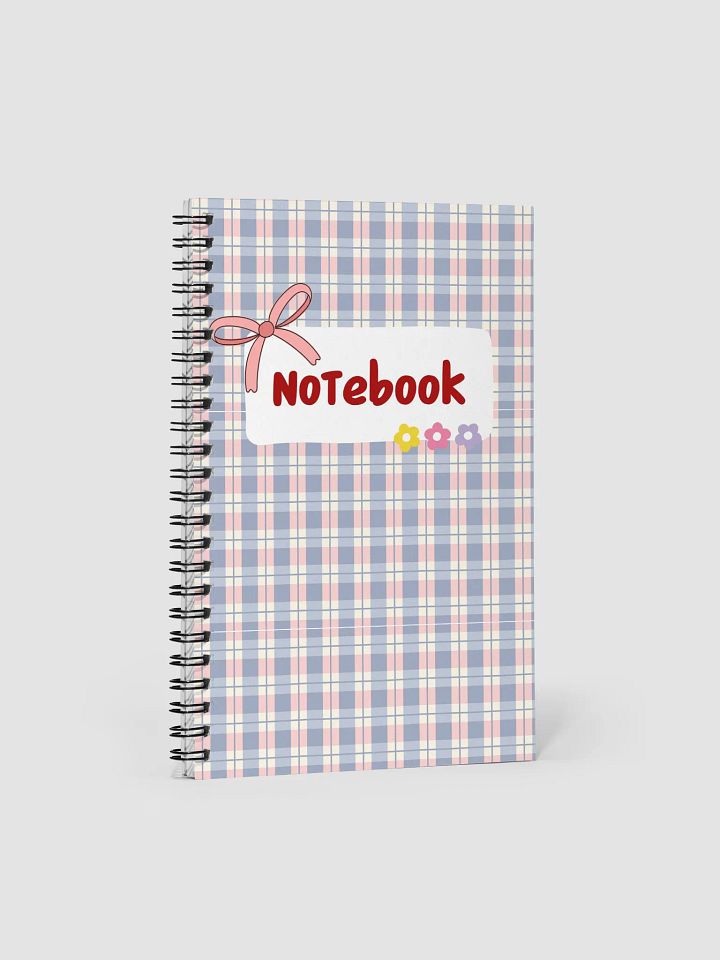 Plaid Perfection Spiral Notebook product image (1)
