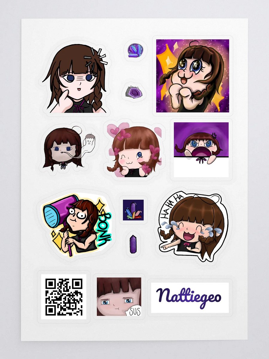 Nattie 250! - sticker pack product image (3)