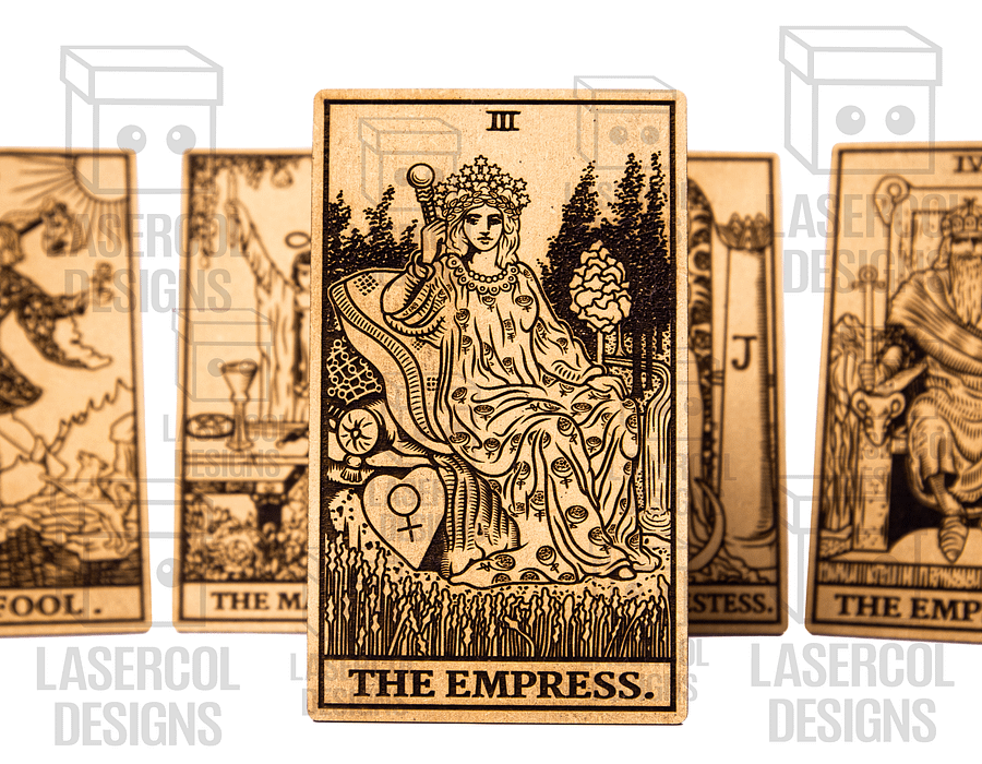 Tarot Cards (Set 1) - Laser Cut Files product image (5)