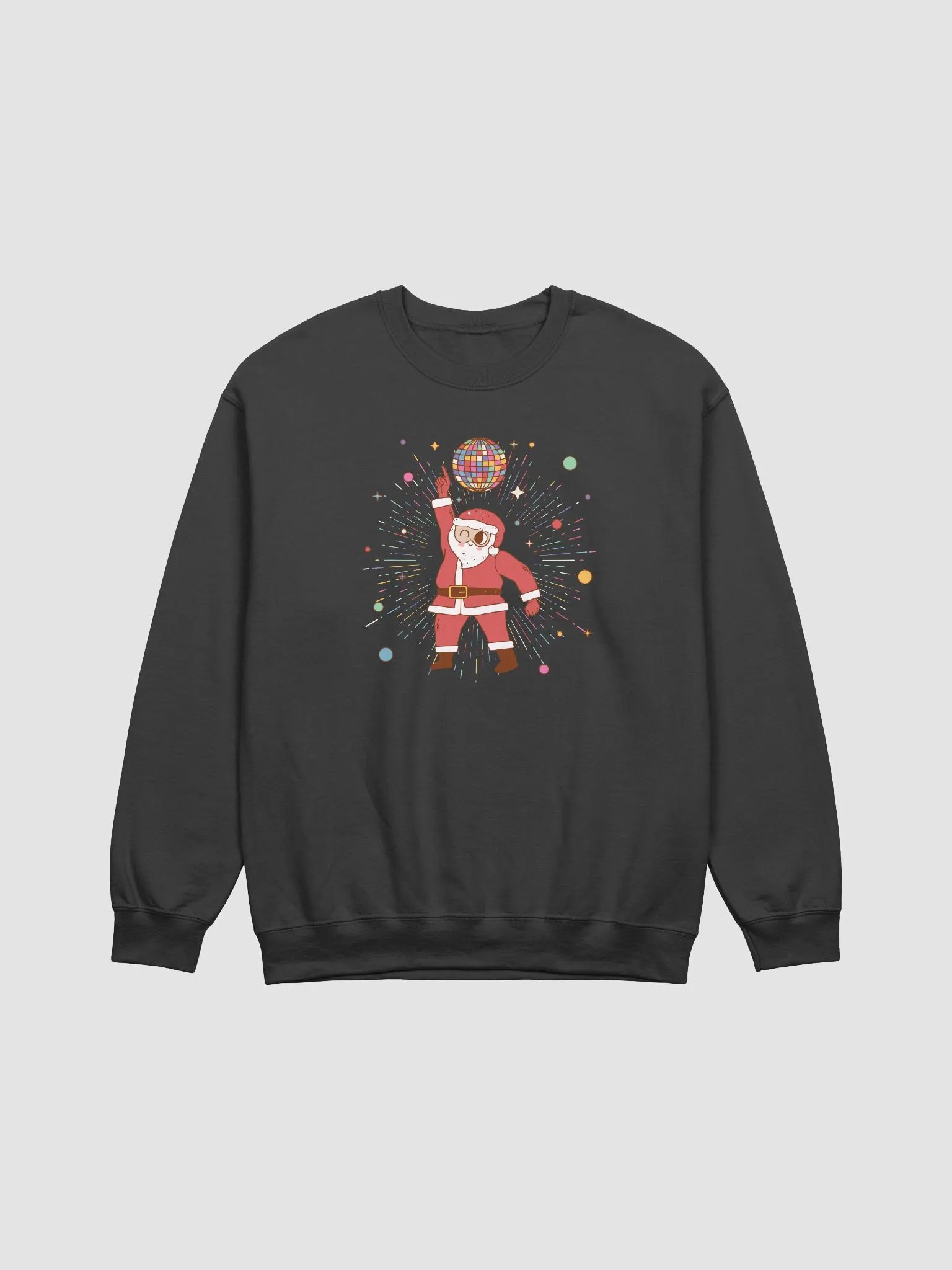 Disco Santa Claus Sweatshirt 3384 product image (1)