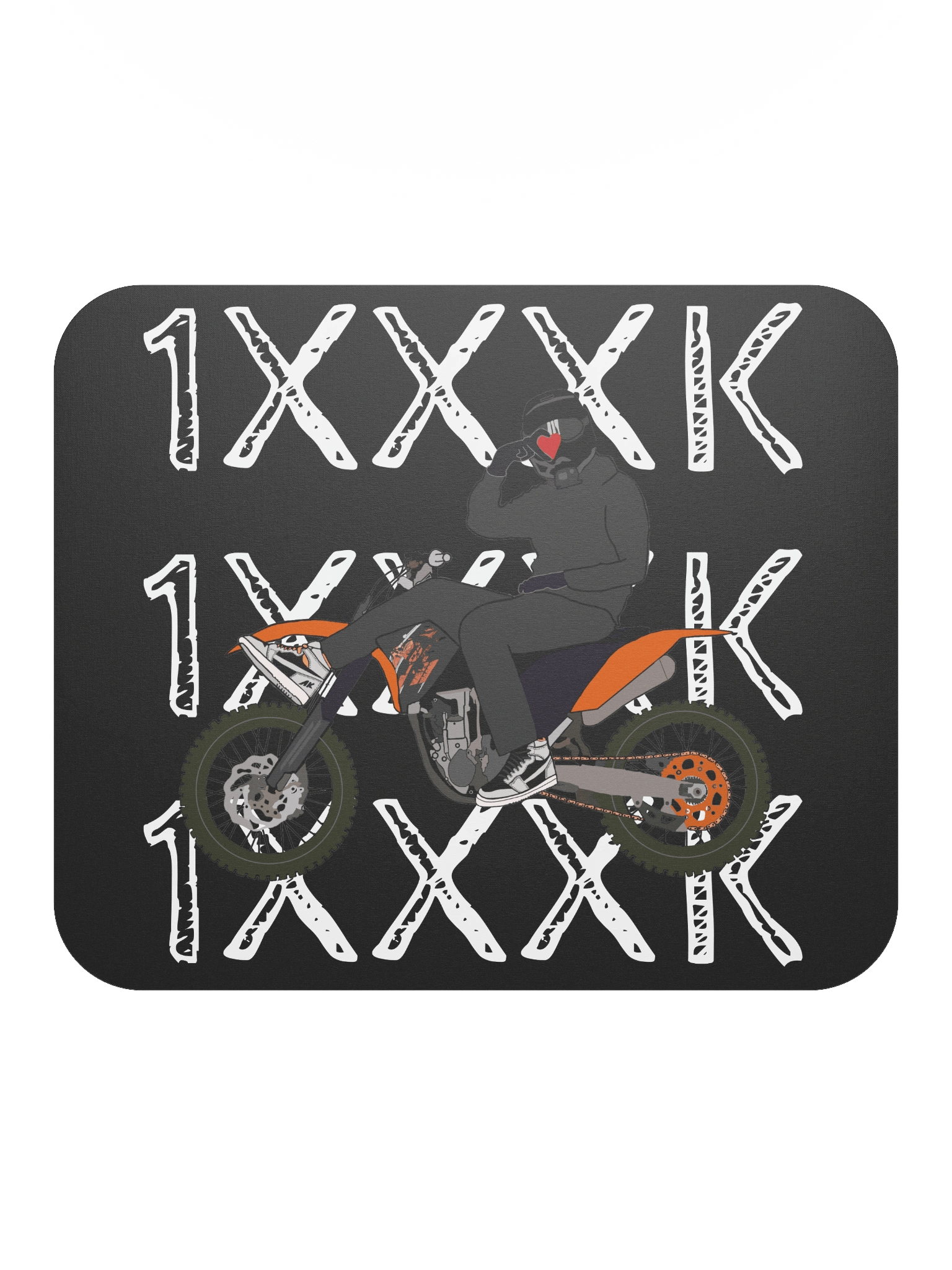 1XXXk w/ Heart-hand | 8.7 x 7.1 in Mousepad product image (2)