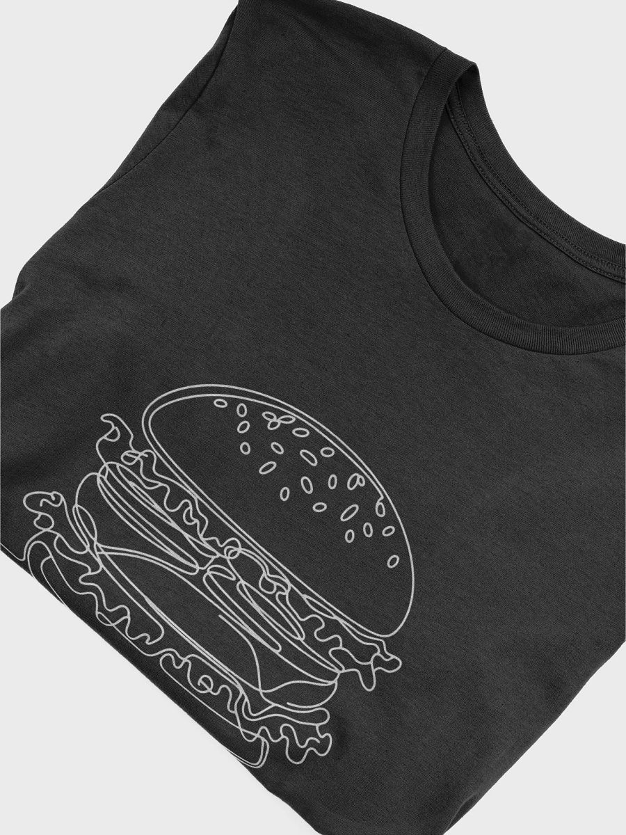 Burger Line Art Delight T-Shirt product image (51)