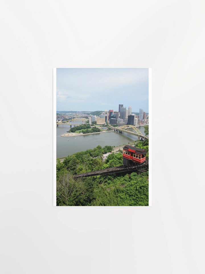 Pittsburgh - Downtown and Duquesne Incline - print/poster product image (1)
