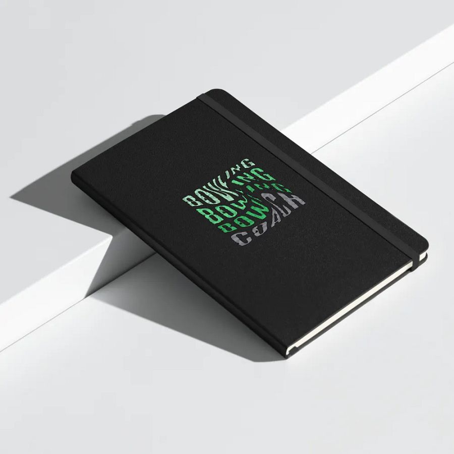 Bowling Coach Whimsical Distortion Hardcover Notebook product image (9)