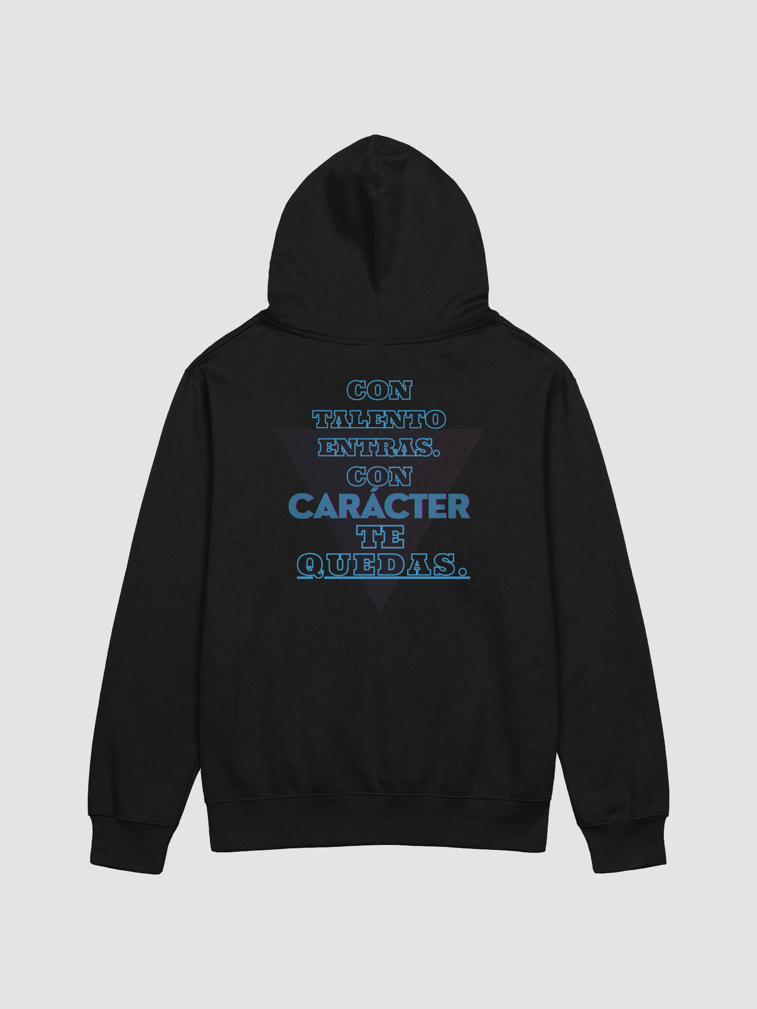 Talento y Caracter Midweight Hoodie Blk/Blue product image (7)