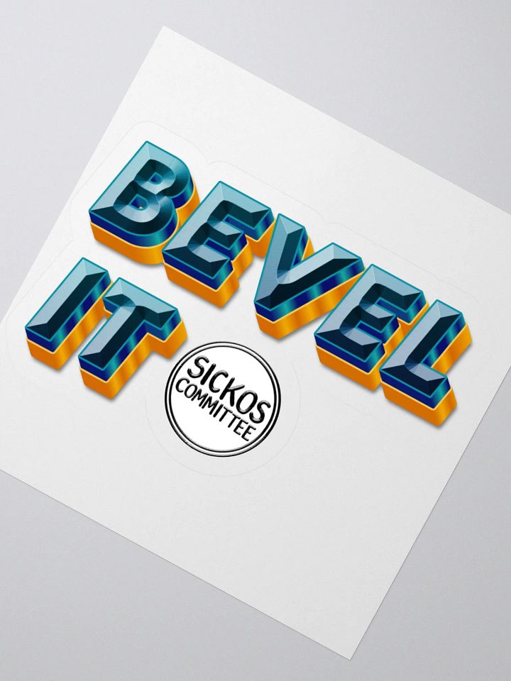 BEVEL IT Kiss Cut Stickers - 3 Sizes product image (5)