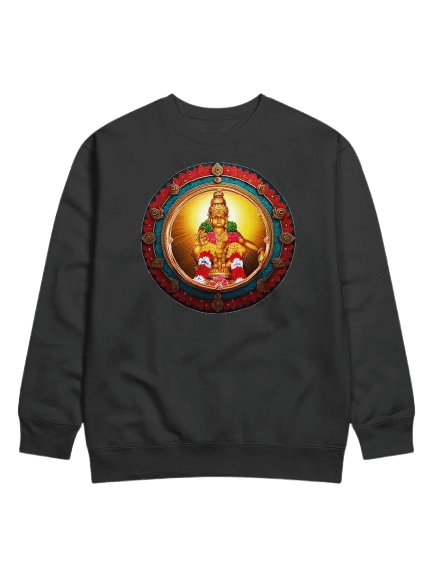 SWAMI AYYAPA BLACK T SHIRT product image (7)