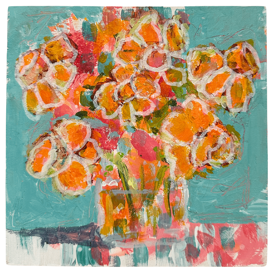 Original Painting: Golden Hour Blooms product image (1)