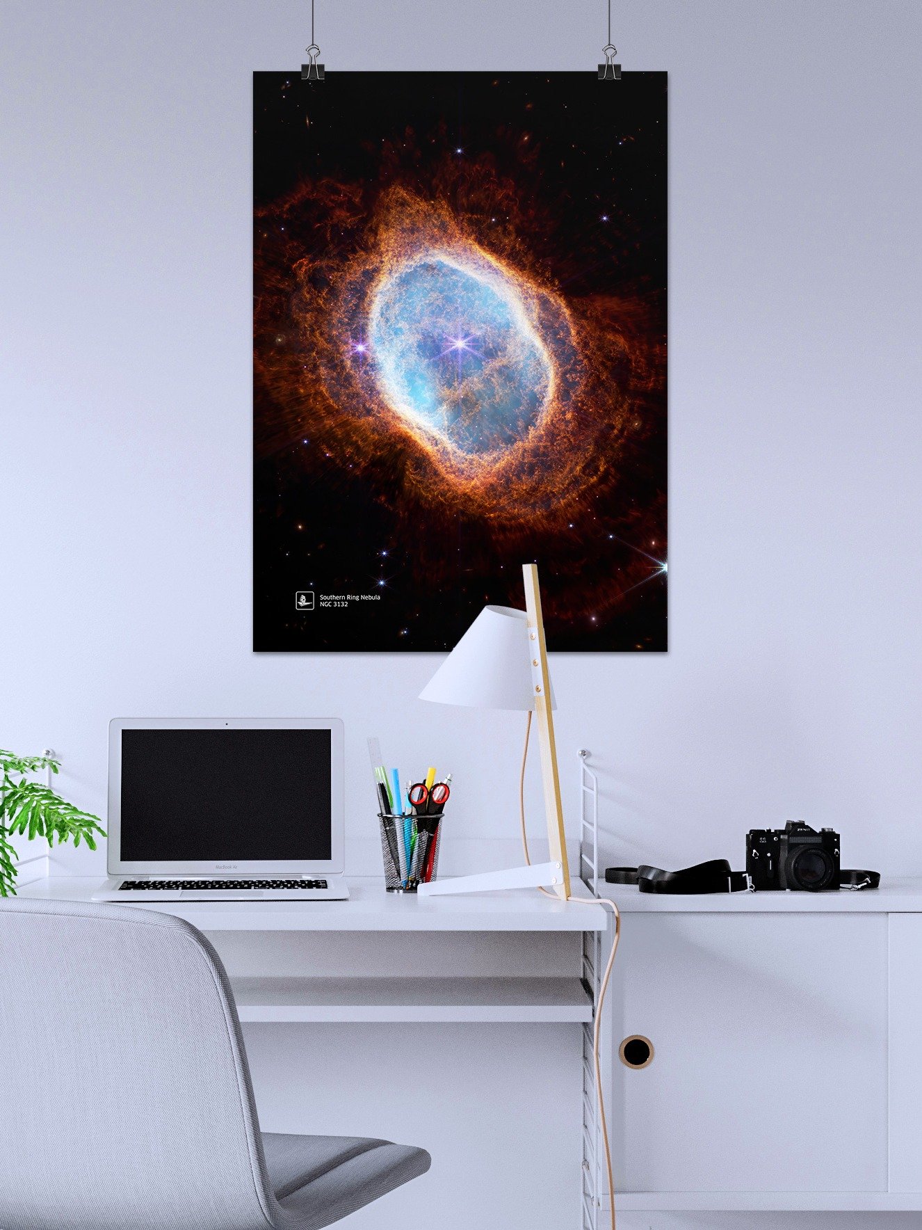 Southern Ring Nebula, NGC 3132 (James Webb/JWST) — space poster, science poster product image (2)