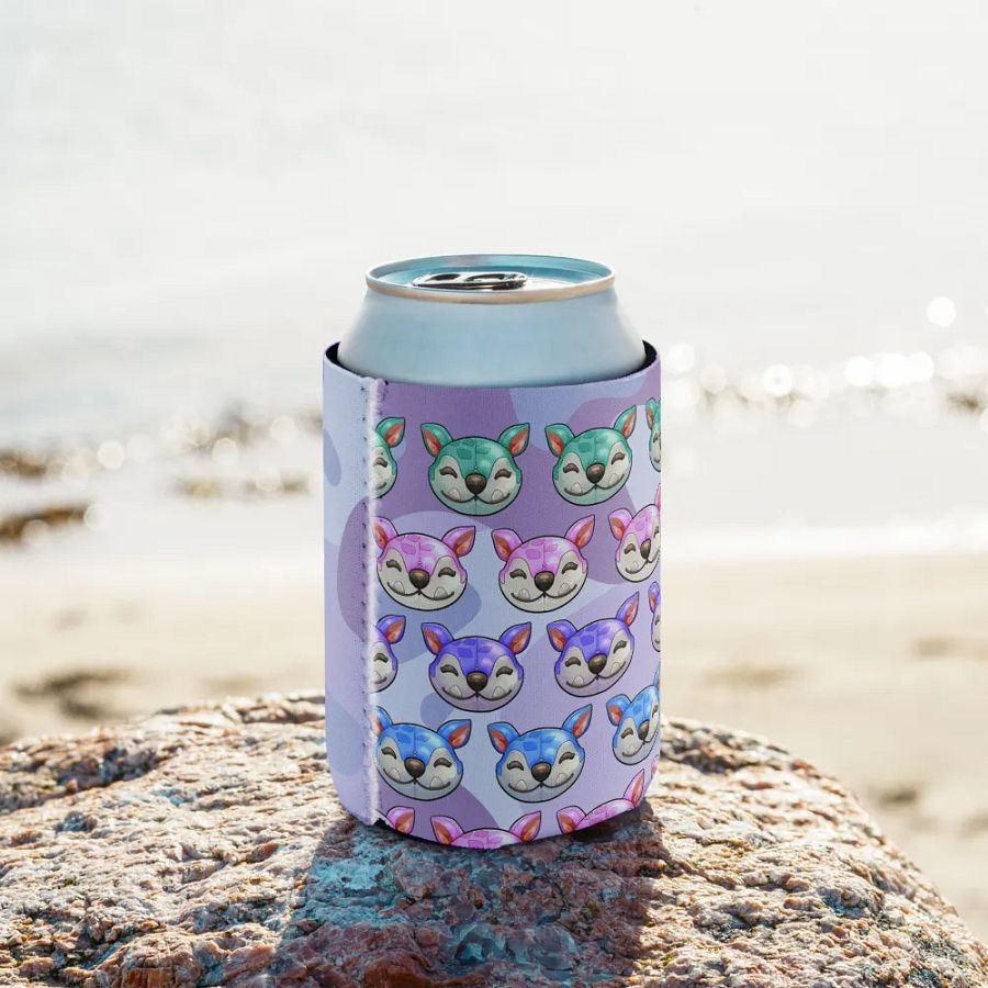 Cheerful Chapaa Faces Can Cooler product image (10)