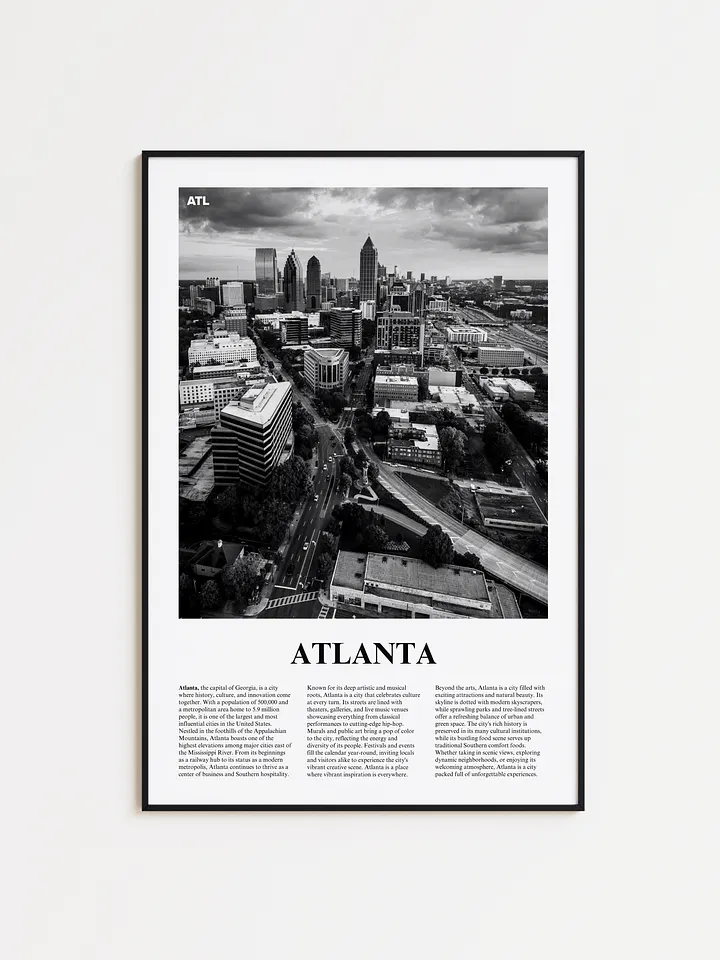 Atlanta 02 Newspaper Poster product image (1)