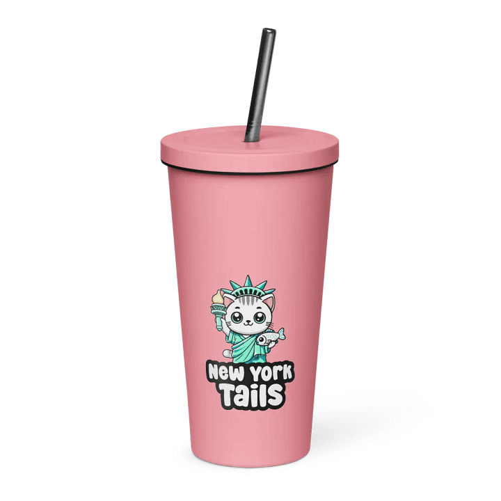 Milky's Liberty Insulated Tumbler with a Straw product image (1)