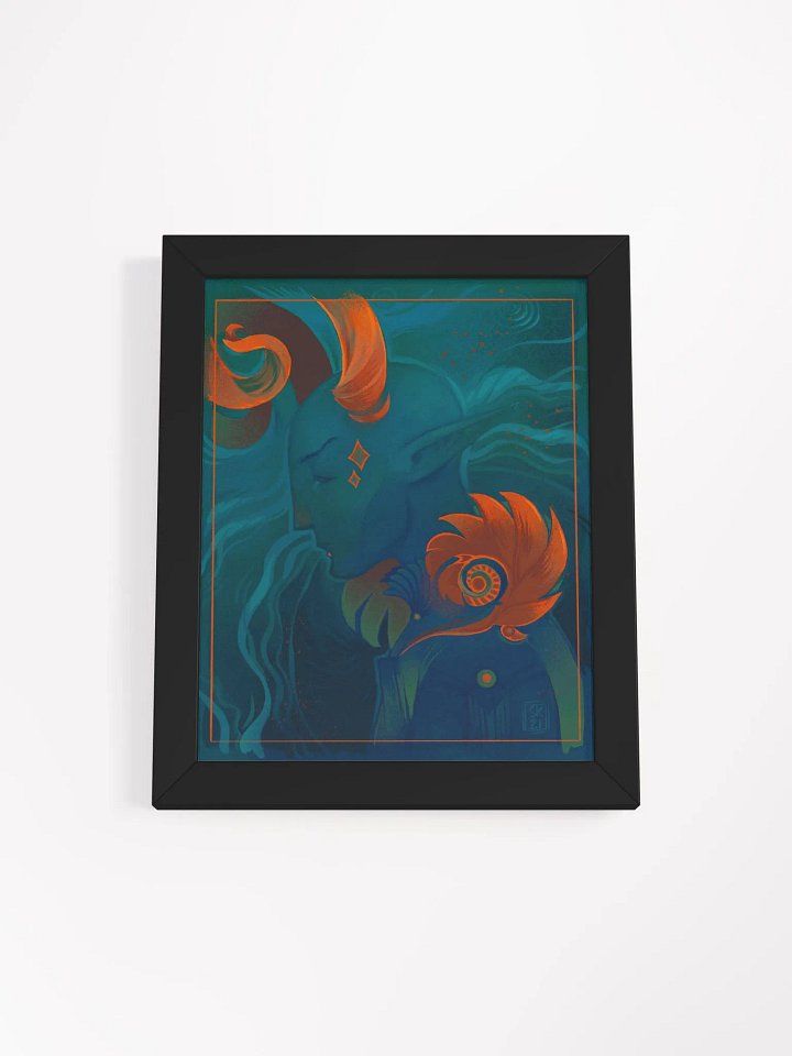 Elf Mage Framed Art Print product image (1)