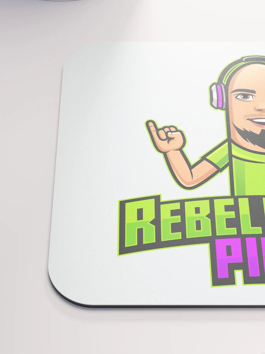 RebelDustyPinky Logo Mouse Pad product image (6)