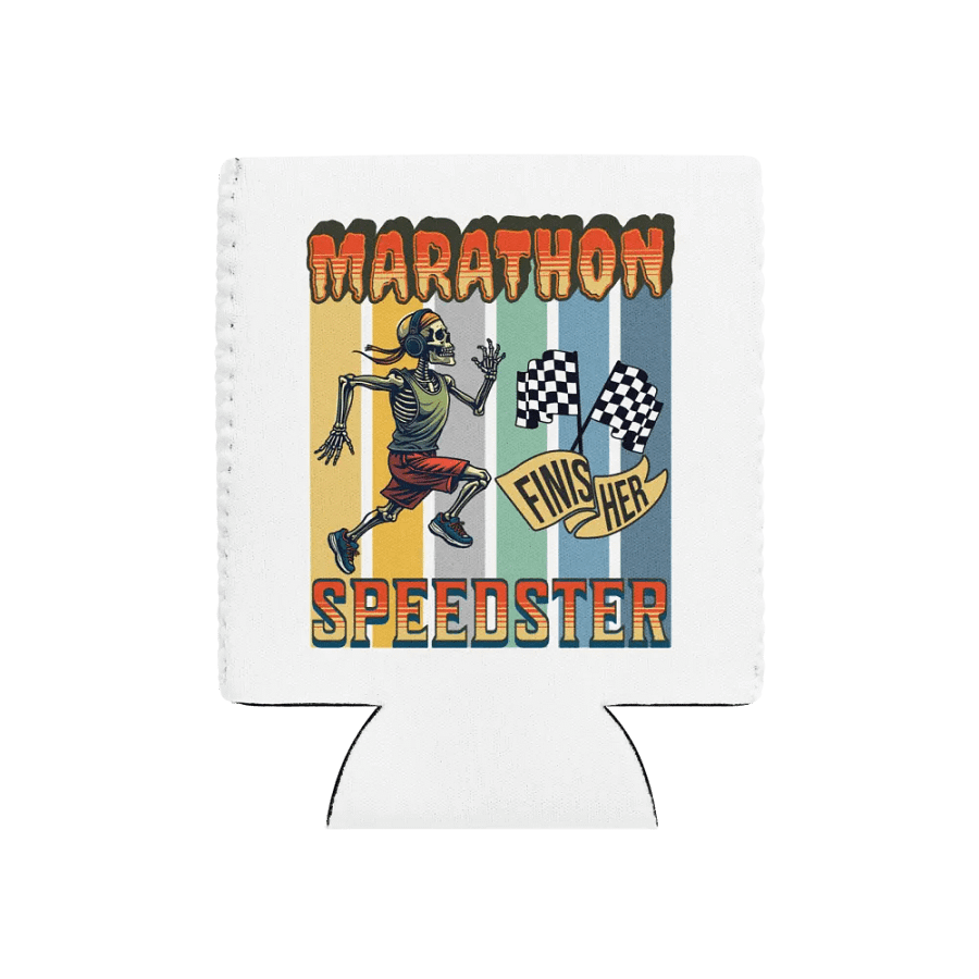 Marathon Speedster Skeleton Running Can Cooler product image (1)