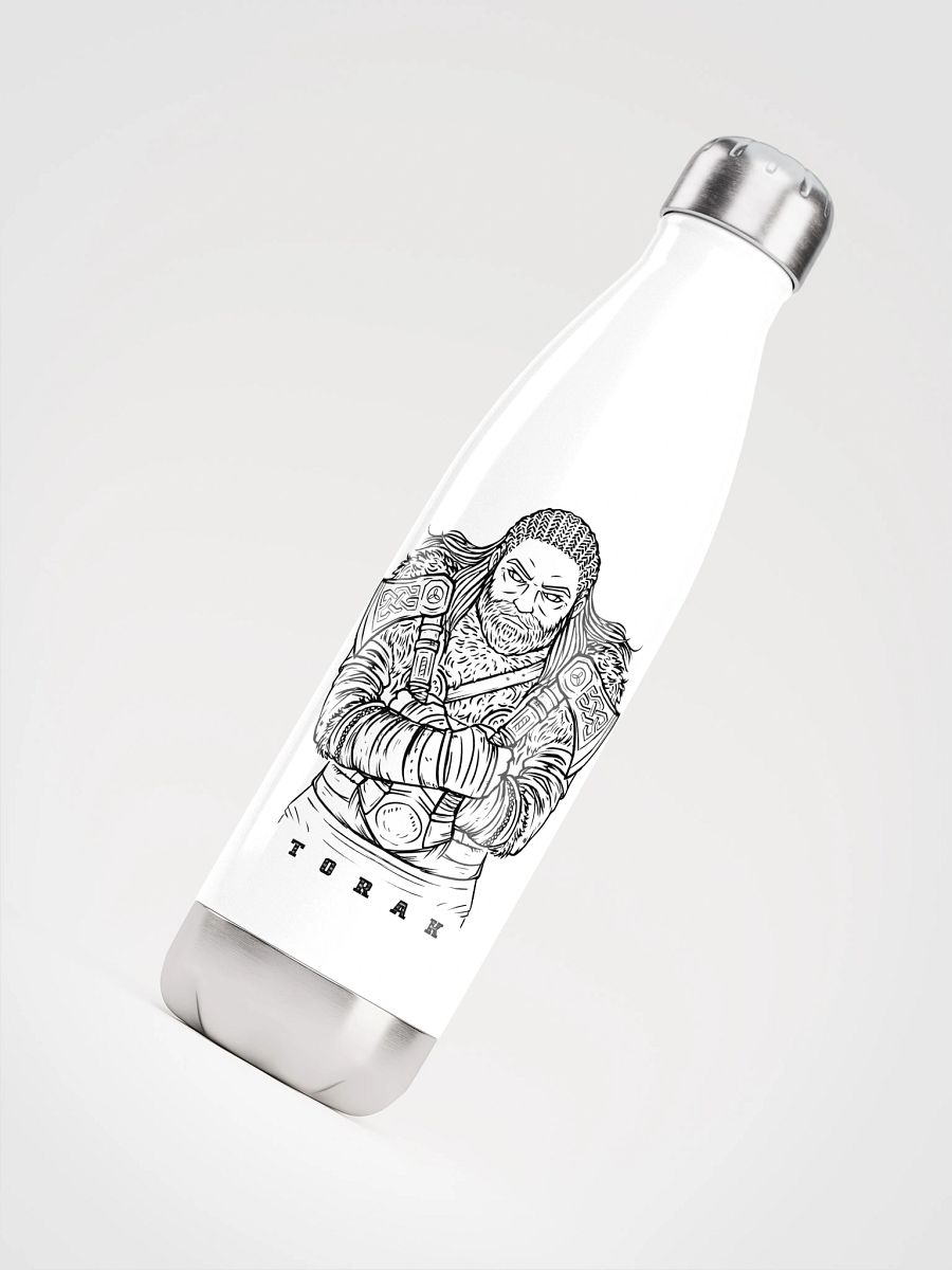 "Black Character" White Stainless Steel Water Bottle product image (4)