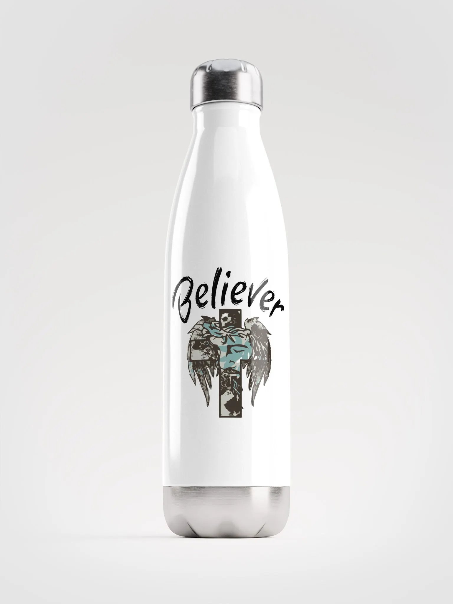 Enigmatic Foliage Stainless Steel Water Bottle product image (1)
