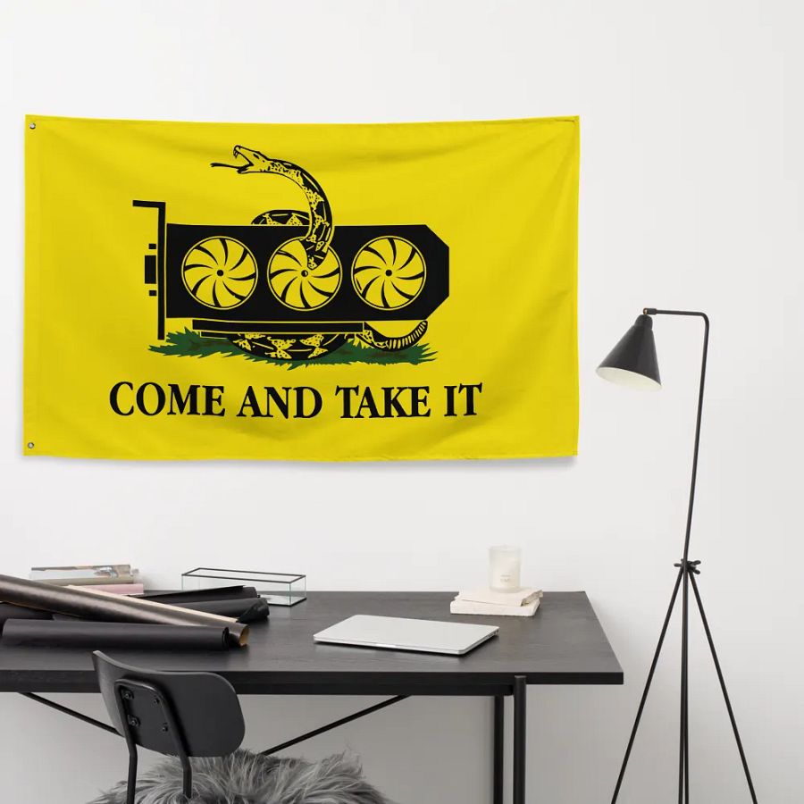 come and take it gpu flag - 100% polyester product image (9)