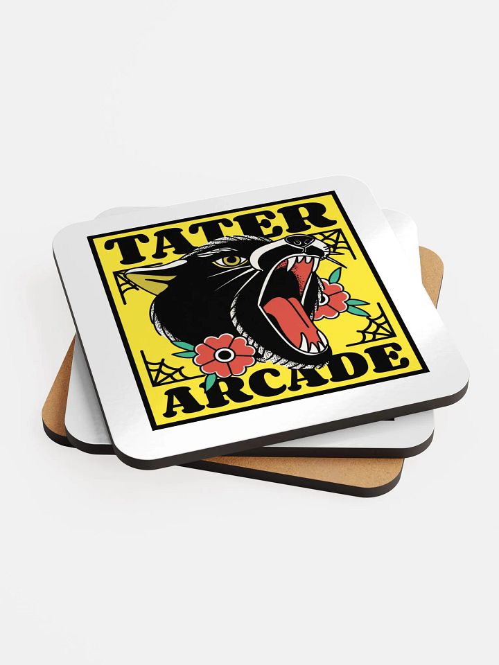 Traditional Black Cat Coasters product image (2)