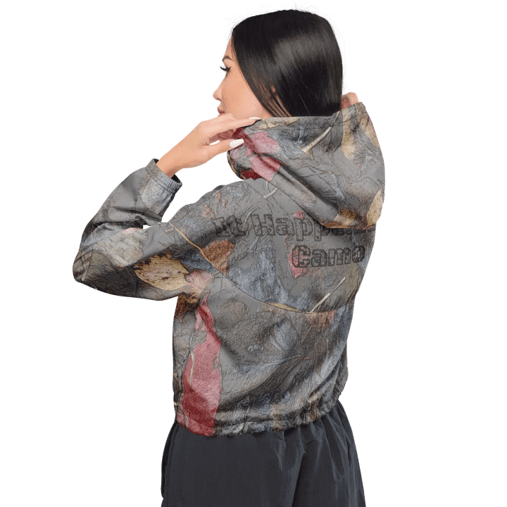 Women's Cropped Windbreaker - MossyOak - It Happennnns Camo product image (2)