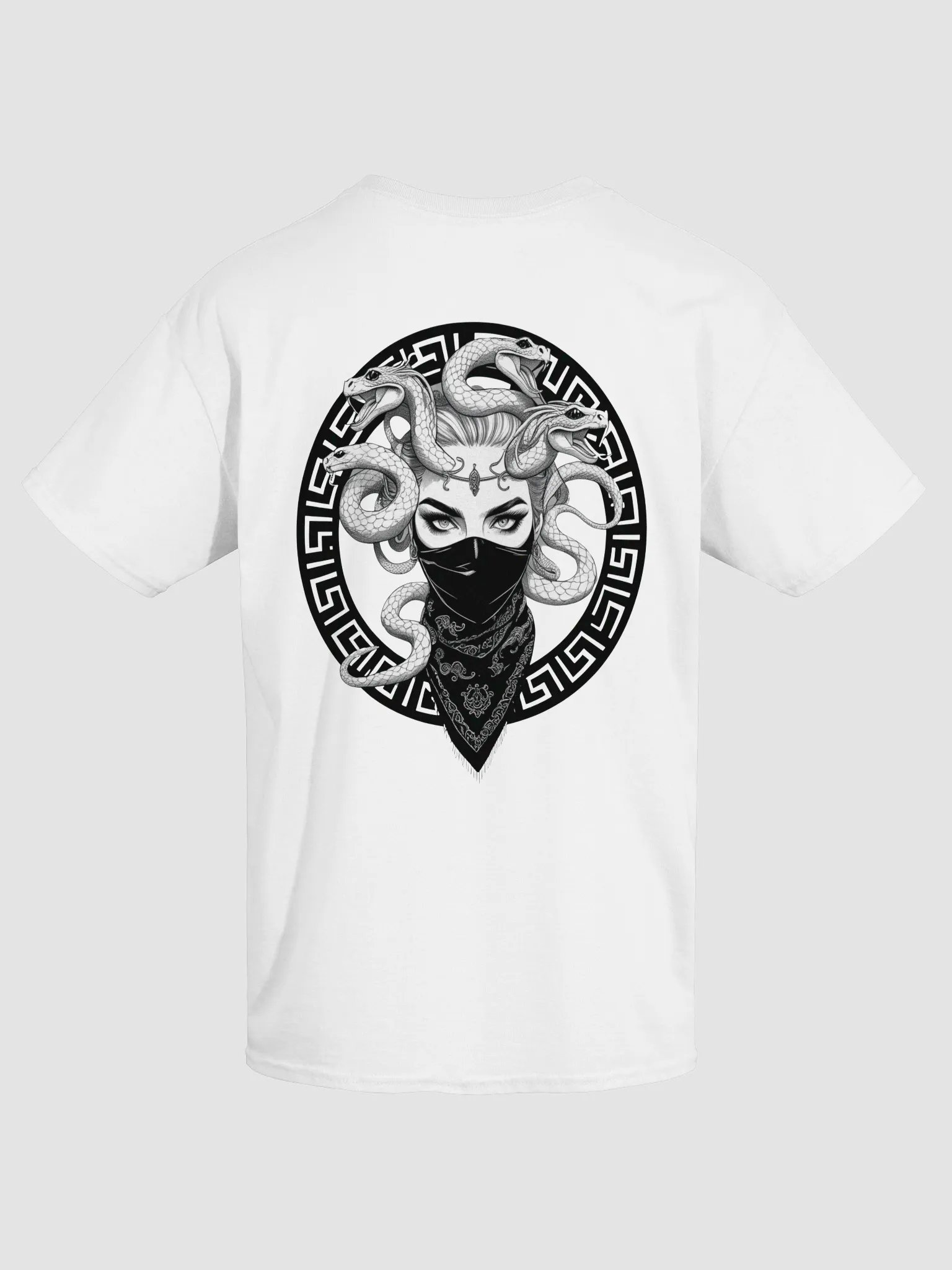 Stone Cold – Medusa Graphic T-Shirt | Streetwear Print Tee | Unisex Cotton T-Shirt product image (4)