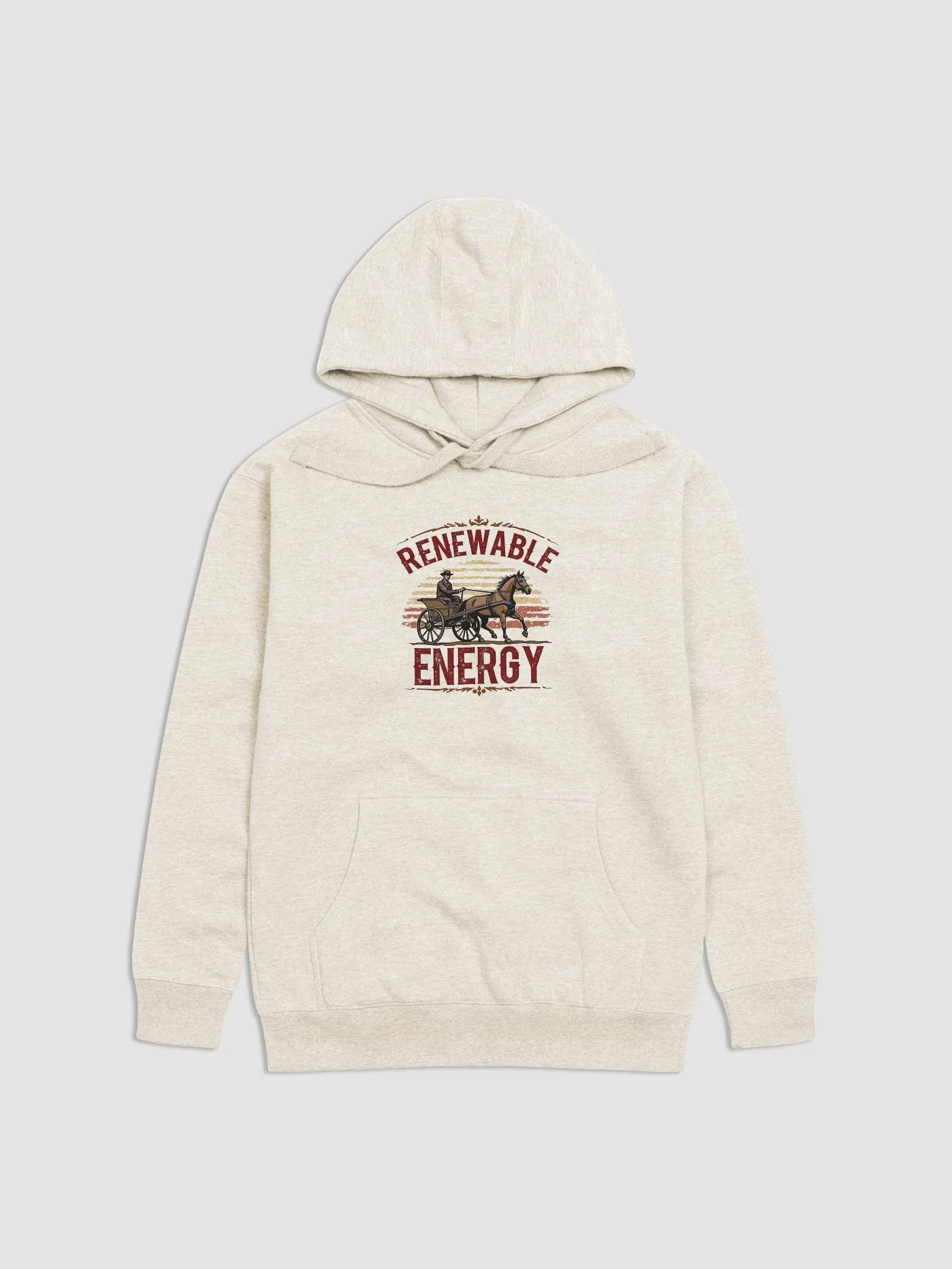 Renewable Energy Horse and Buggy Hoodie product image (4)