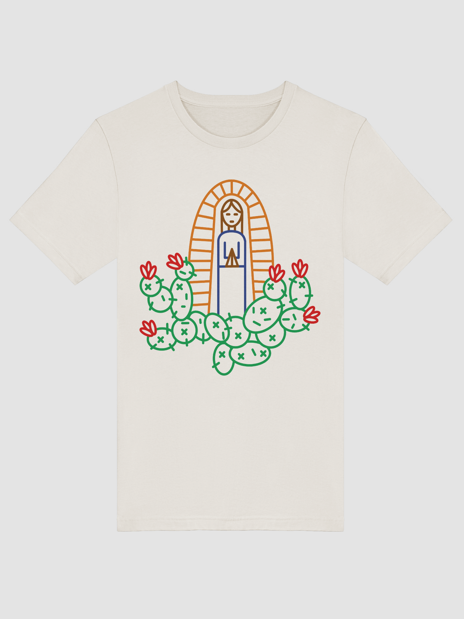 Minimalist Virgin of Guadalupe T-shirt product image (13)
