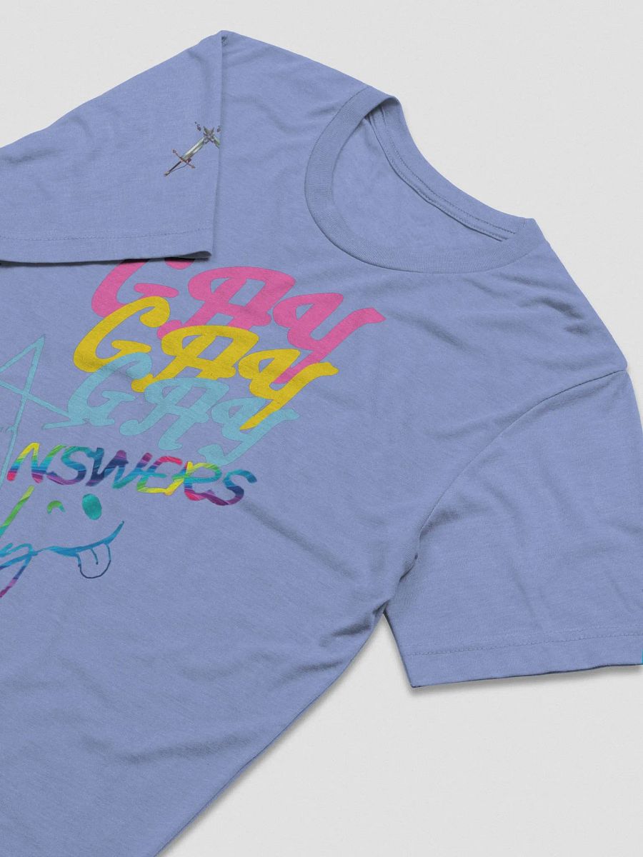 Gay Answers Only Triblend T-shirt product image (13)