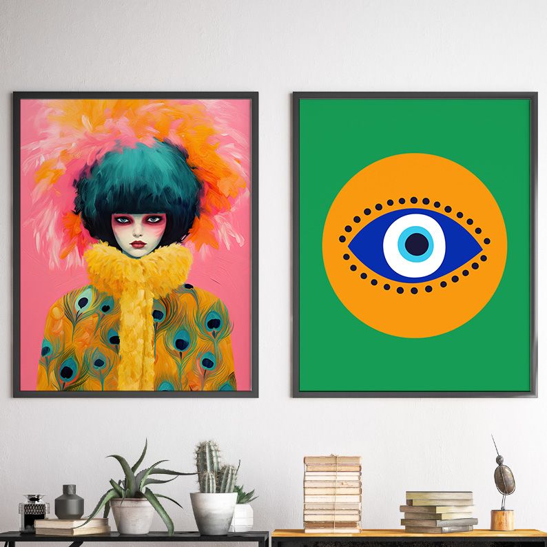 Funky Gallery Wall Set of 12 Colorful DIGITAL Prints product image (11)