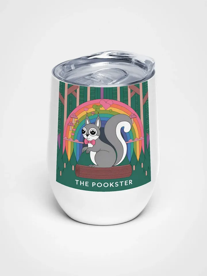 Rainbow Squirrel Wine Tumbler product image (1)