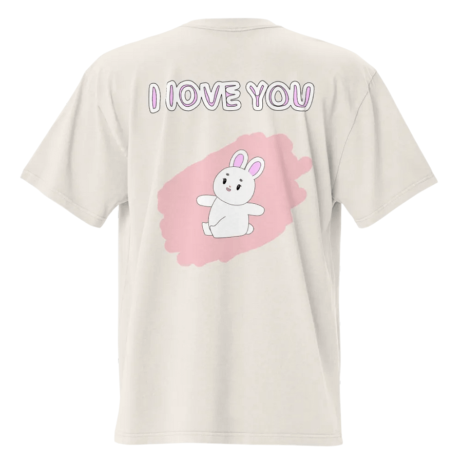 I Love You - Oversized T-Shirt Back product image (2)