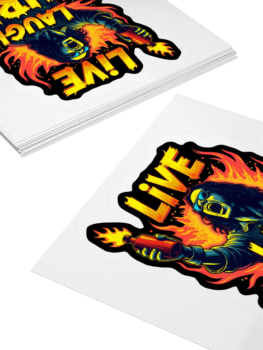Live Laugh Burn Sticker product image (12)