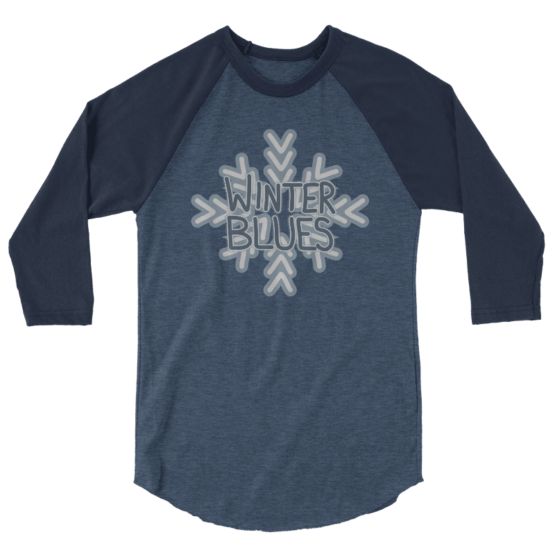Winter Blues - Baseball Shirt product image (2)