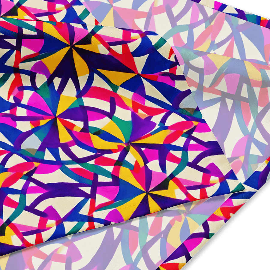 Rainbow Shapes Bandana product image (4)