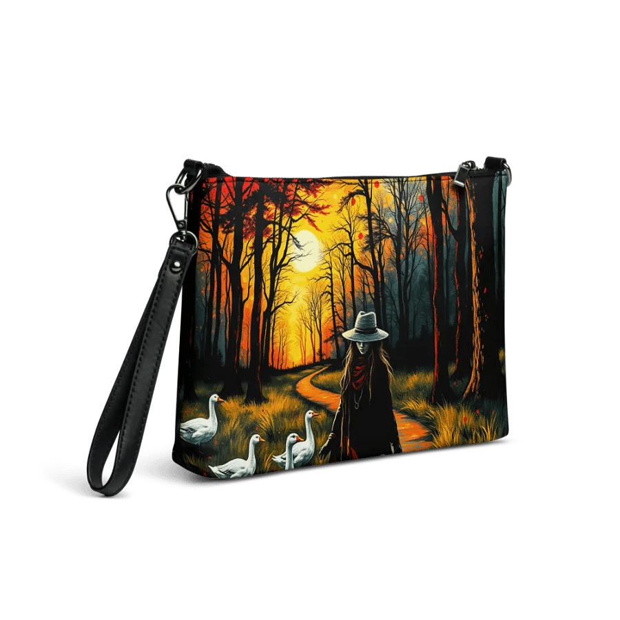 Mystical goose lady, Sunset Wanderer Crossbody Bag product image (5)