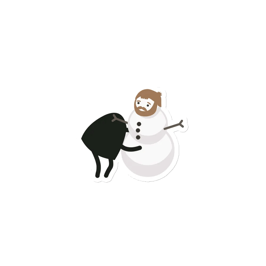 A Good Snowman is Hard to Build Magnet product image (1)